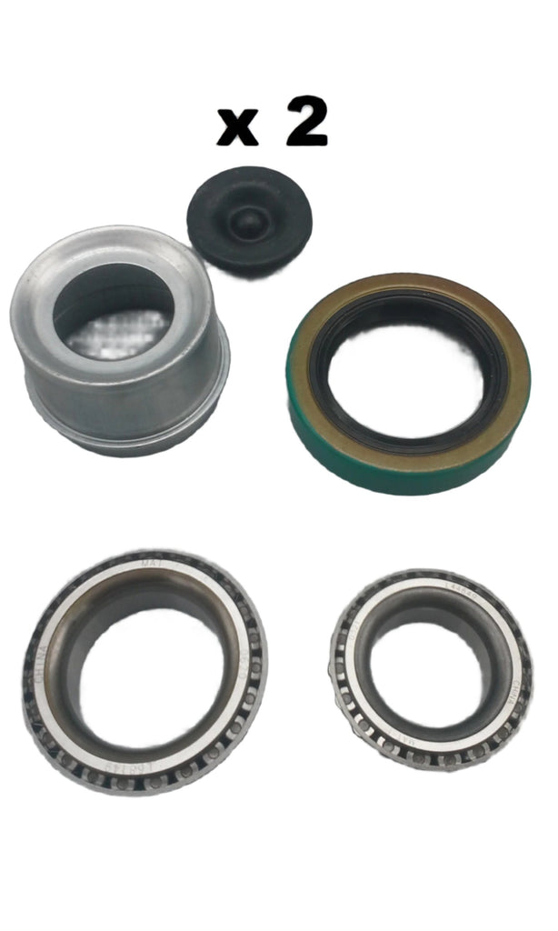 Build Your Own Axle Kit, 5 x 5.5" Hubs, Square Spindles for 3500# (BYOAK-84-H555-2.0S)