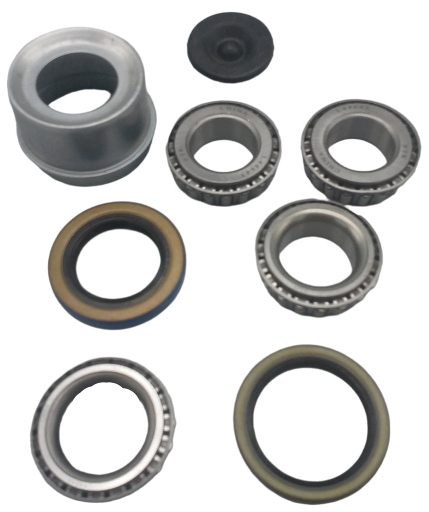 X2- 4x4, 2000# Hub, 4 Lug, For Trailer Axles, Fits Dexter Axles, With Bearings (363186-KITX2)