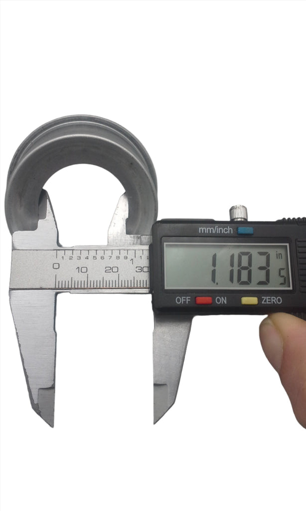 2X Idler Hub, 2000#, 4 x 4, Dexter, 1/2" Stud, Cupped & Studded (008-091-05-KITX2)