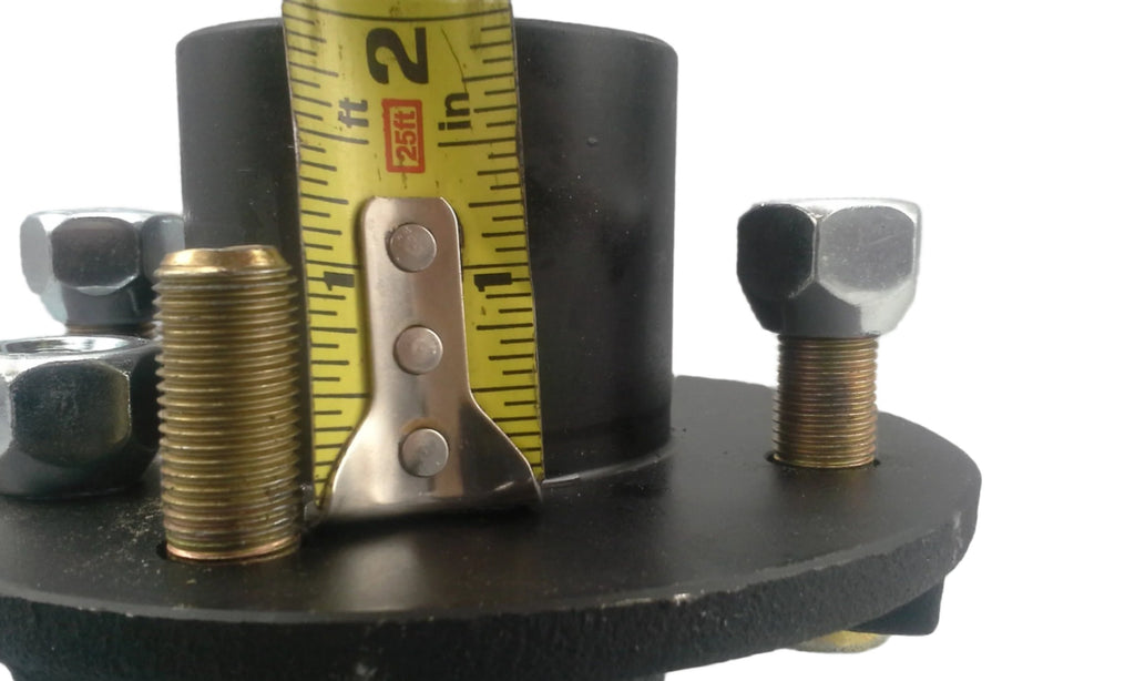 ONE Axle stub end 2000# 4 x 4 Hub Axel Kit with Square Spindles Side car Trailer (BYOAK-BT8-H440-SQ-ONE)