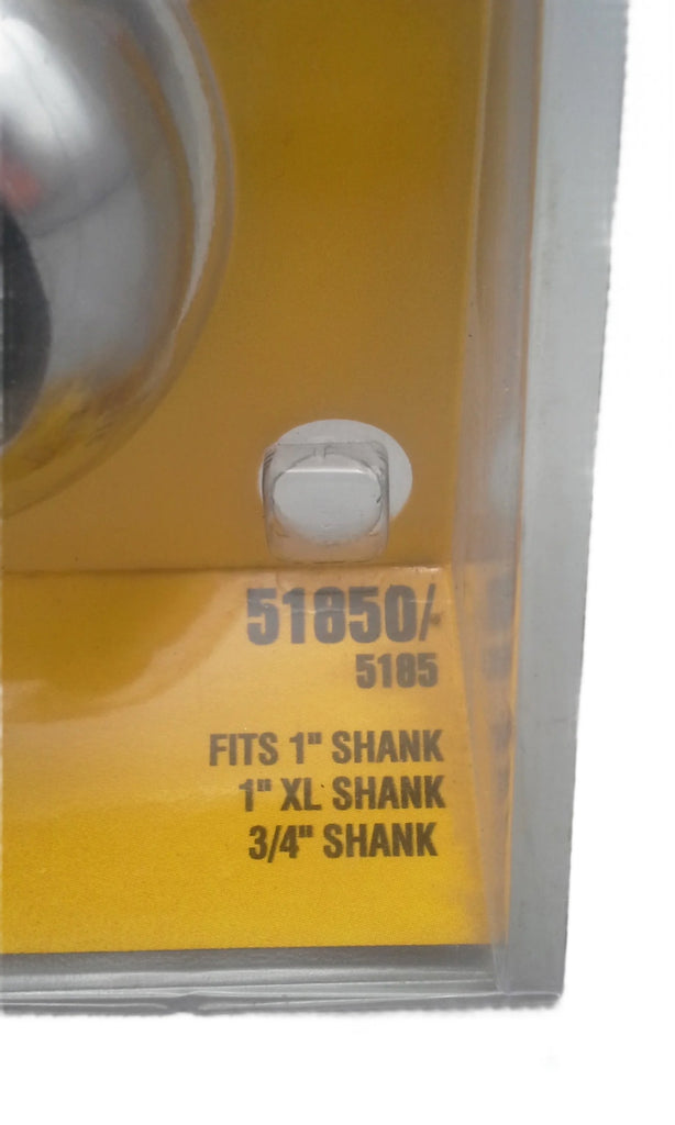 Hexagon interchangeable adapt hitch ball fits 1-7/8" shank size fits 3/4" to 1" (51850)