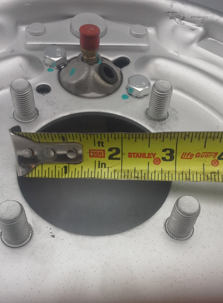 Hydraulic Trailer Brake - Uni-Servo - Free Backing - Dacromet - 10 - Left Hand - 3,500 lbs (AKFBBRK-35L-D)