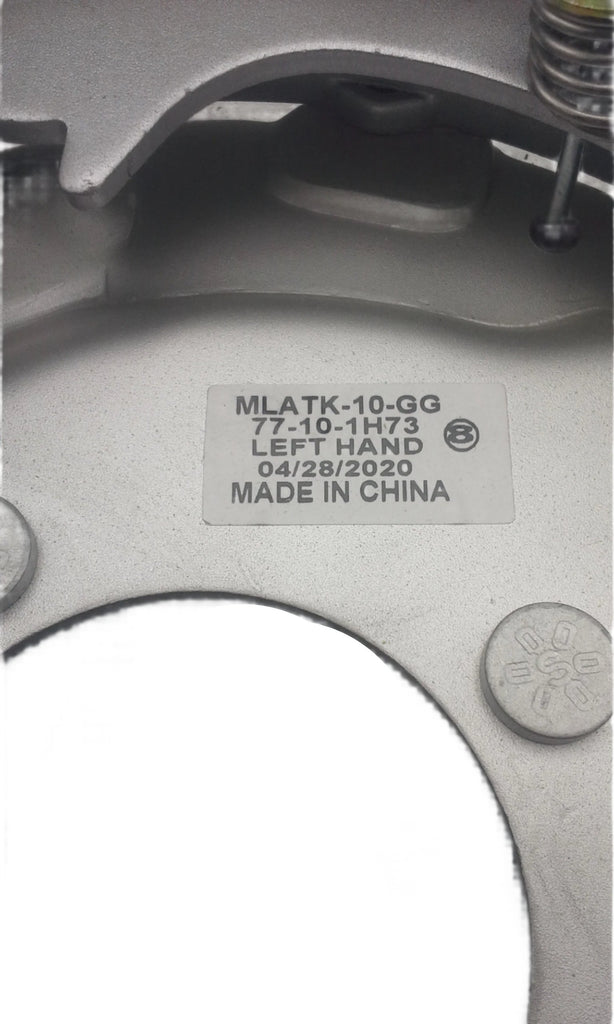 Hydraulic Trailer Brake - Uni-Servo - Free Backing - Dacromet - 10 - Left Hand - 3,500 lbs (AKFBBRK-35L-D)