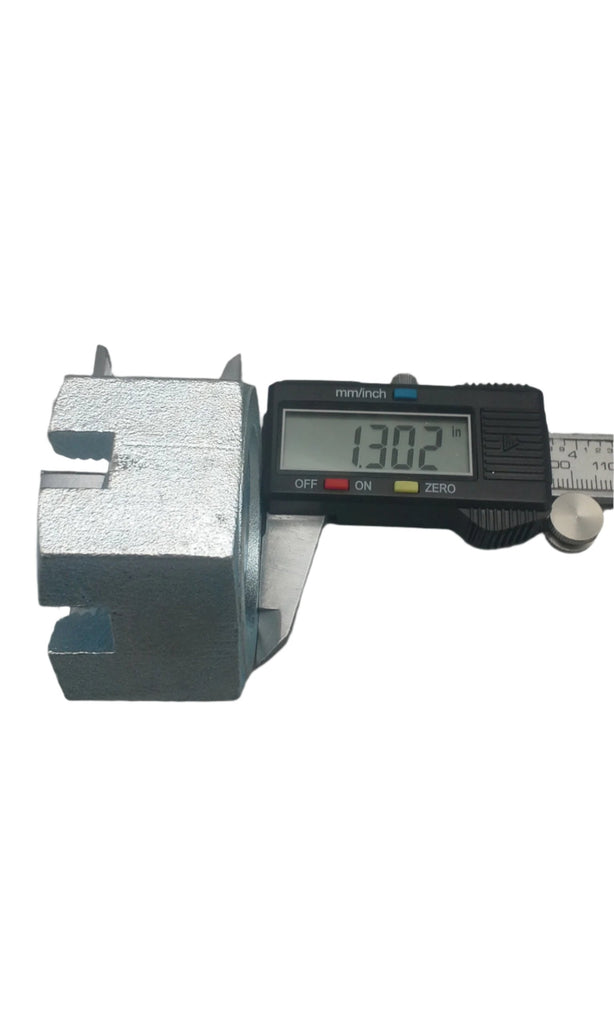 ALKO Axle NUT, SPINDLE, 1-1/2"-12 UNF-2B 6 SLOT, Attaching hardware kit, fits AL-KO and Hayes Axle, 10K - 16K axles (006-239-00)