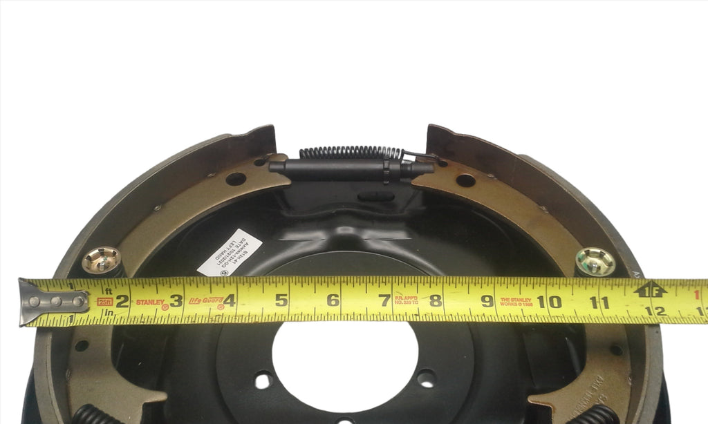 12"x2" Hydraulic Brake Backing Plate Brake Drivers Side Left Trailer 5 Bolt 5200#, 6000# 7000# (BPH-7000-LH)