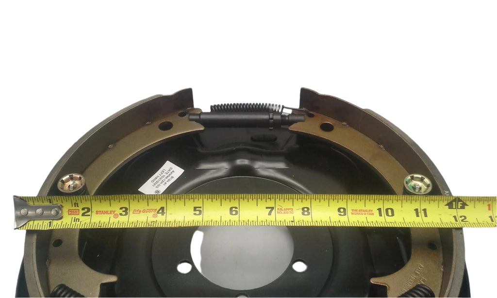 Hydraulic Brake 12"x2" Passenger Side Right w/Nuts, Bolts, and Washers (BPH-7000-RH) Complete Backing Plate