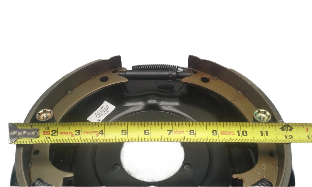 Pair of ﻿12" x 2" Hydraulic Brake Backing Plates (L&R sides) Trailer 5 bolt 5,200 to 7000# (BPH-7000-RH+BPH-7000-LH)