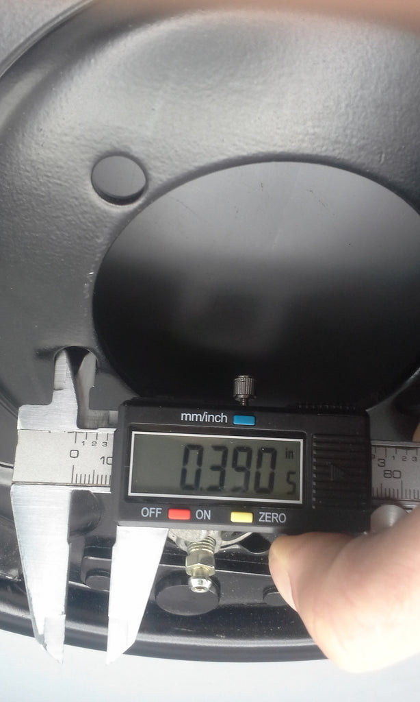 Pair of ﻿12" x 2" Hydraulic Brake Backing Plates (L&R sides) Trailer 5 bolt 5,200 to 7000# (BPH-7000-RH+BPH-7000-LH)