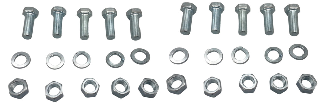 Pair of ﻿12" x 2" Hydraulic Brake Backing Plates (L&R sides) Trailer 5 bolt 5,200 to 7000# (BPH-7000-RH+BPH-7000-LH)