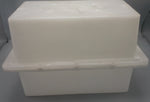 White Battery Box for Group 27 Batteries, No Vents (MA102NV)