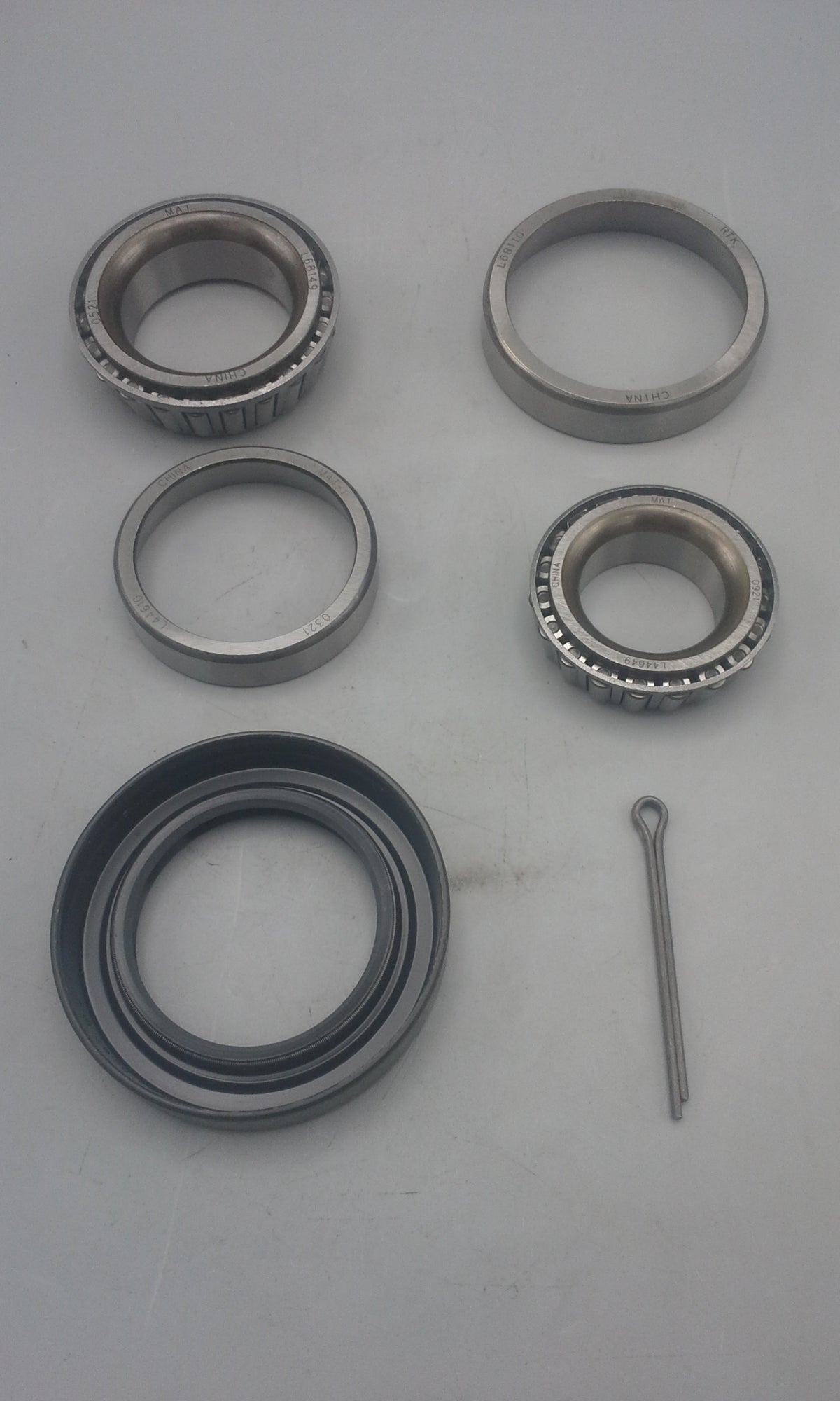 UFP 3700# Axles 1-3/8" and 1-1/16" Bearings 1.68"x2.56" UFP VAULT or Grease Seal Kit(BK2-168V)