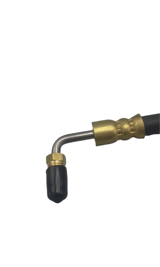 1/8" Kodiak Hydraulic Brake Hose 3/16" Male Fittings Straight 90 Degree 21" Long (Bh-3mfs90-1-5)