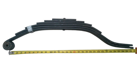 Slipper Leaf Spring – 30" x 2", 6 Leaf, 4,500 lb Rating, 5/8" Rubber Bushing (072-010-02)