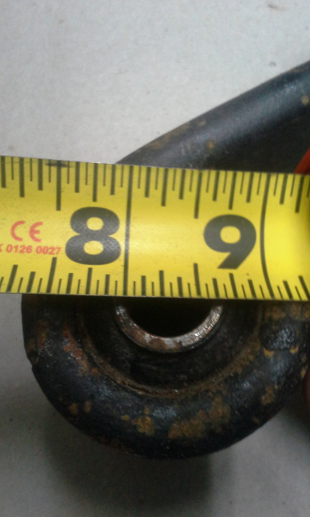 Spring, slipper, 4500# 2.0 wide, x30 9000# axle, 6 Leaf, 5/8 rubber bushing 14-73 (072-010-02)