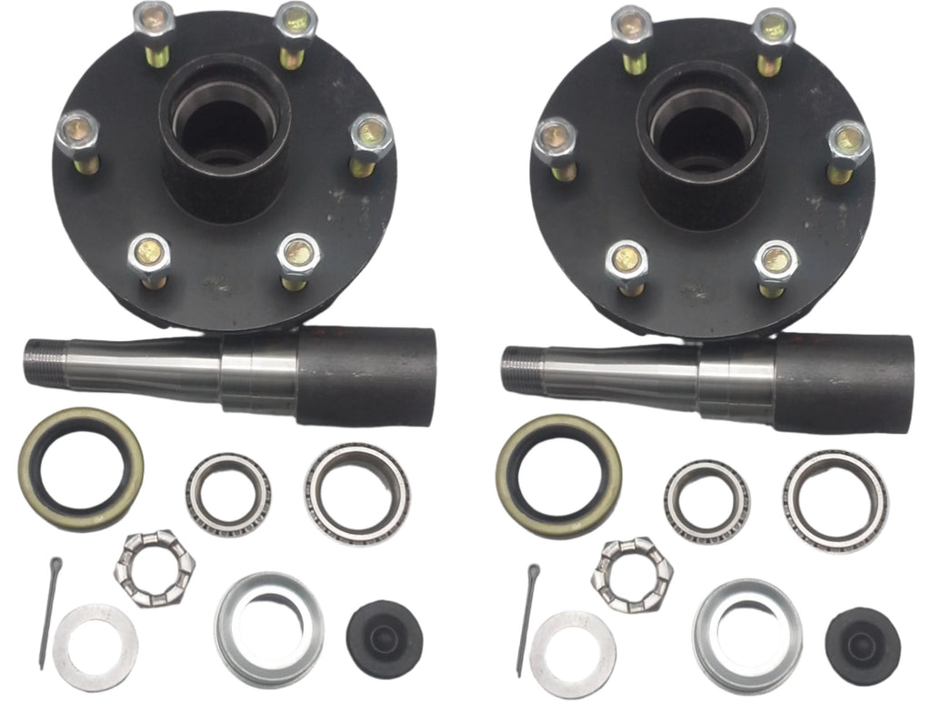 Build Your Own Axle Kit 3500# Round Spindles, 6 x 5.5 Hub (BYOAK-84-H655-R)