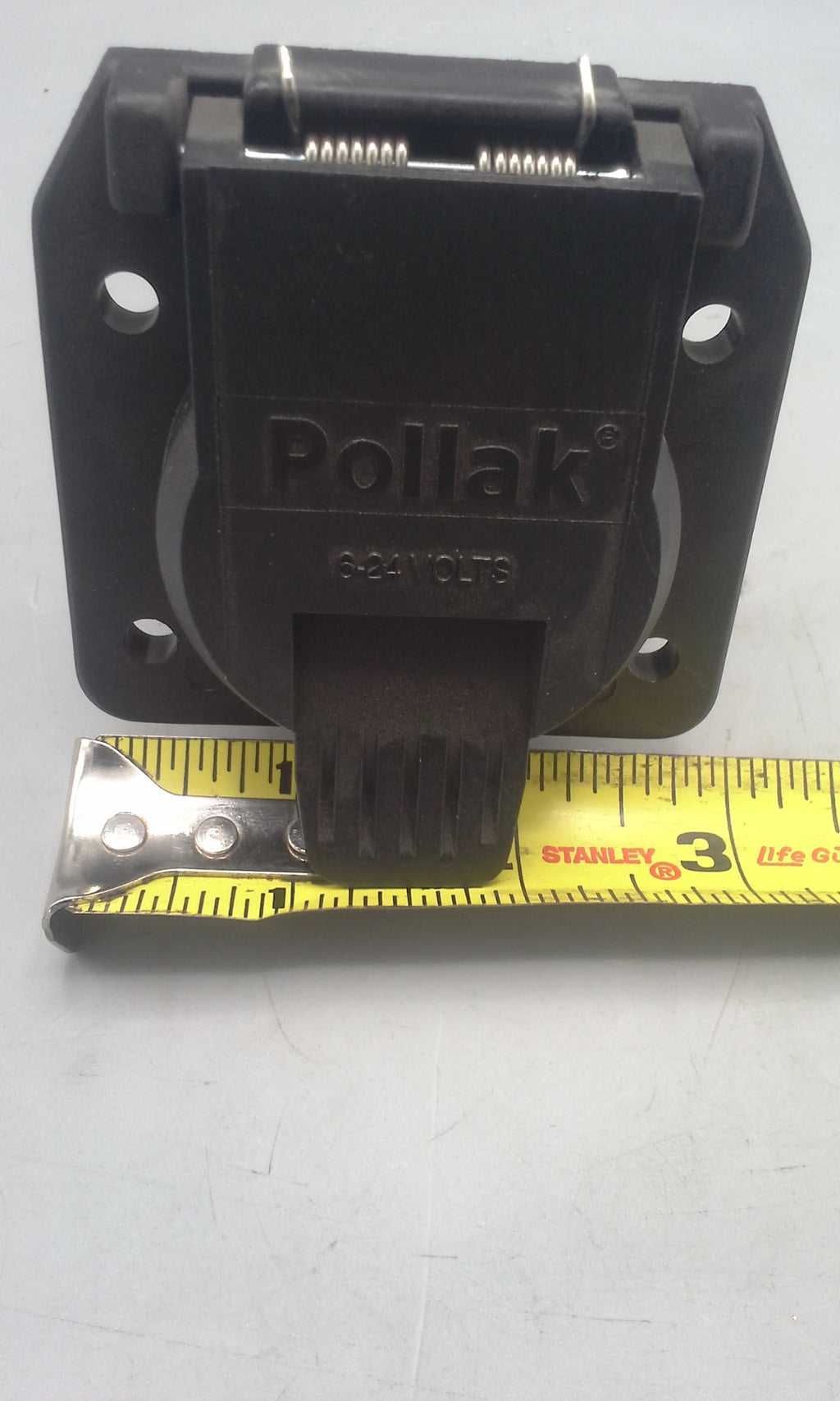 RV Camper Trailer 7way plug "Y" adapter 1-MA to 2 FM Slide in 5th wheel splitter (ADAPT-Y-1M-2FM-SHORT)