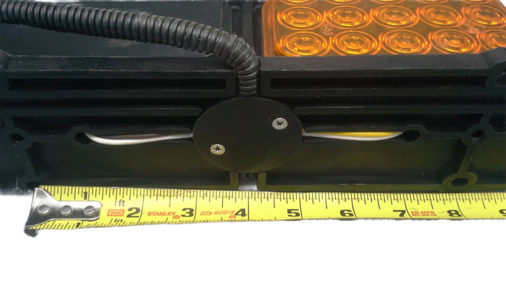 Double Sided Left Stop Turn Tail Marker LED Light Ag Trailer Red Amber Tractor (J-AC2-L4)