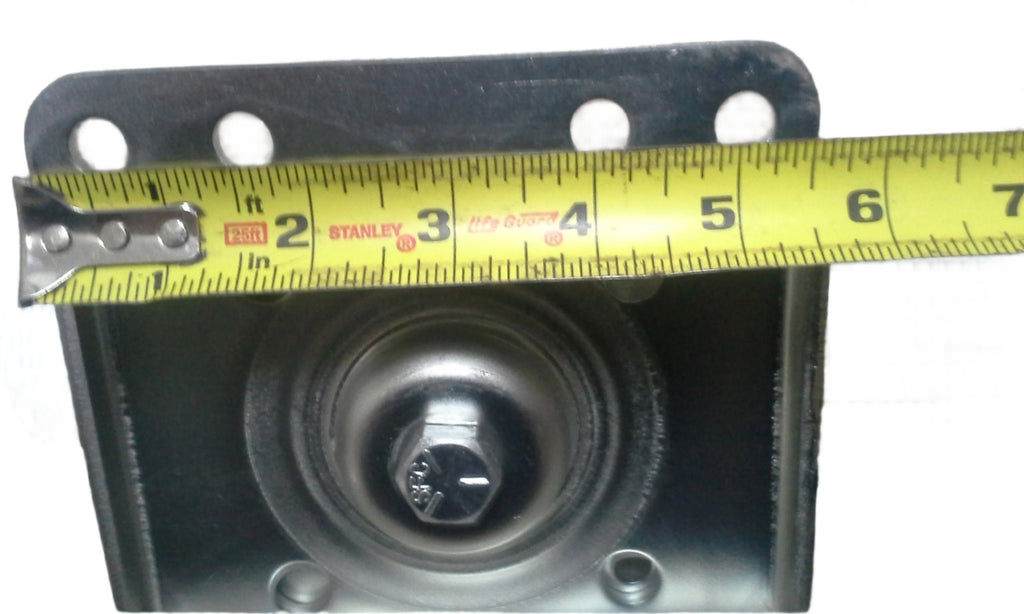 Fulton Bolt-Thru Swivel Marine Jack w/ Caster - Sidewind - 10" Lift - 1,200 lbs (FXP10)