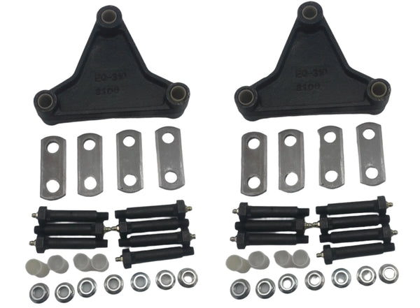 thumbnail image 2 of Tandem Axle Trailer Spring Suspension Rebuild Kit – 7k To 14k – Camper Repair – 3.5" Shackle 2 of 5