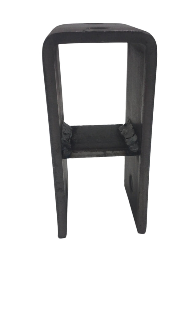 Hanger, rear, 3.47" spring height (wear plate), 2" Slipper, 3" long, 6" tall Heavy duty 5.03" retainer bolt height (HG-15853-R)