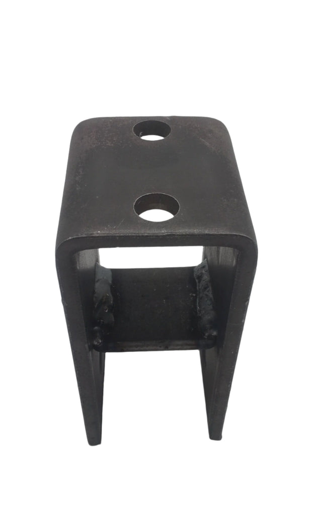 Hanger, rear, 3.47" spring height (wear plate), 2" Slipper, 3" long, 6" tall Heavy duty 5.03" retainer bolt height (HG-15853-R)