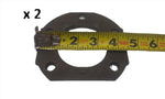 2X Backing Plate Brake Flange, 5 Hole, 2.56" PH, 5200# / 6000# / 7000#, B Type (004-052-00-X2)