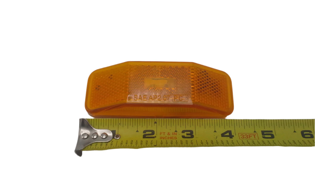 INCANDESCENT Amber Marker Light LENS ONLY '99 Truck Trailer RV 225 (J-226-A-LENS)