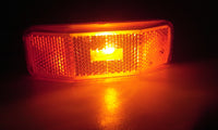 INCANDESCENT Amber Marker Light LENS ONLY '99 Truck Trailer RV 225 (J-226-A-LENS)