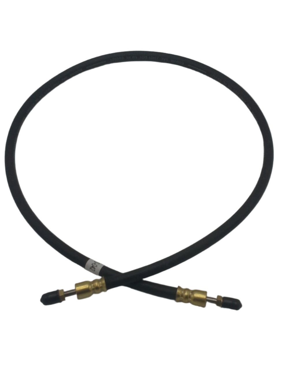Kodiak Hydraulic 1/8" ID, 3.5 Long, Rubber Brake Hose For Trailer Brakes (BH-3MFS-3-5)