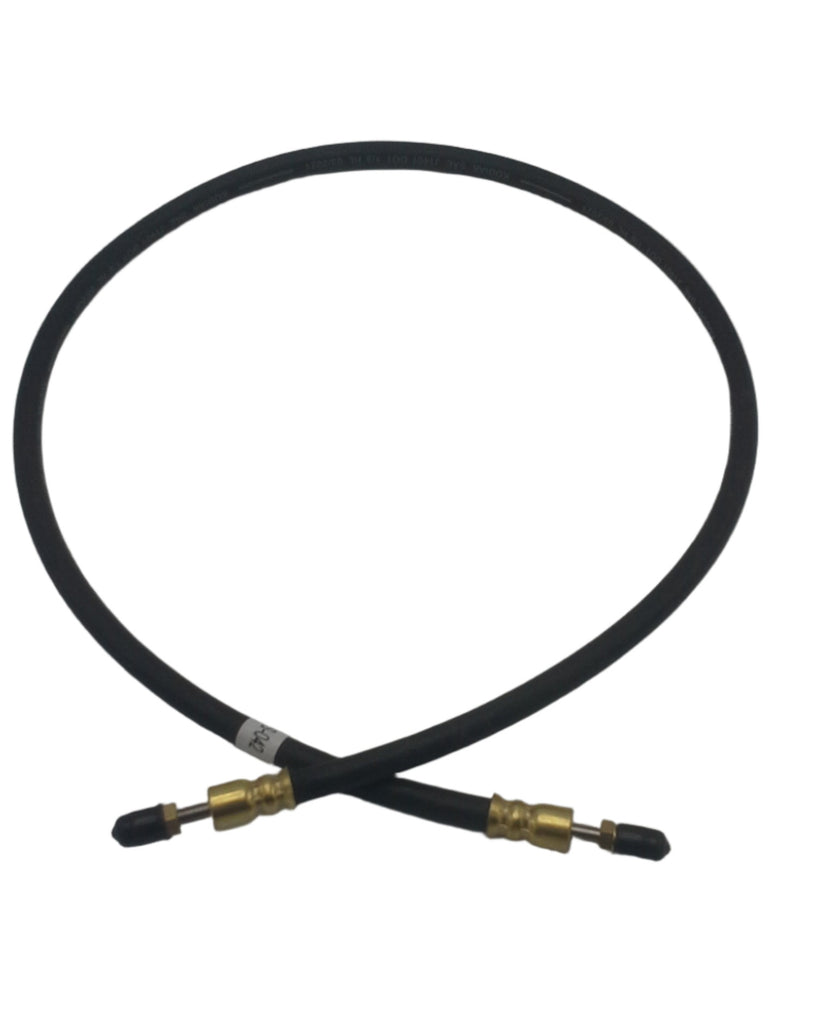 Kodiak Hydraulic 1/8" ID, 3.5' Long, Rubber Brake Hose For Trailer Brakes (BH-3MFS-3-5)
