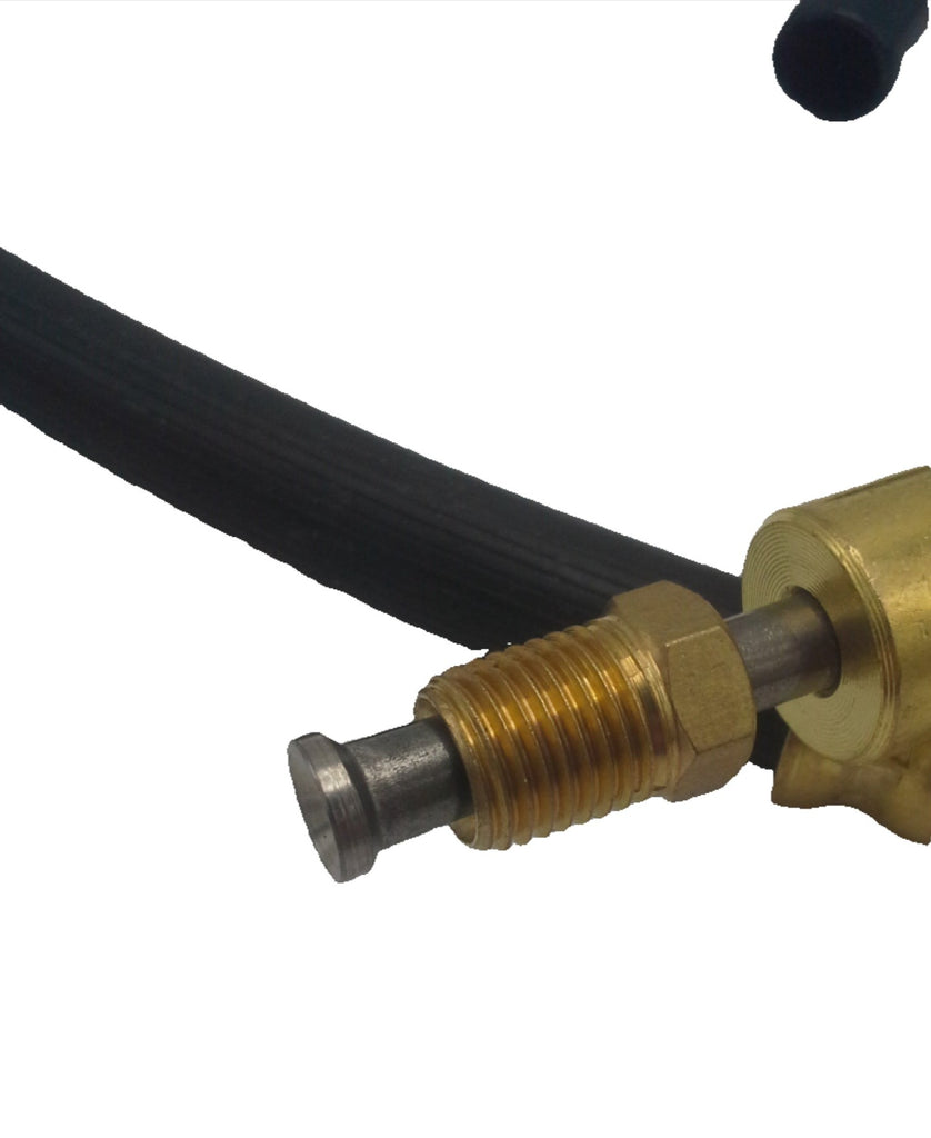 Kodiak Hydraulic 1/8" ID, 3.5' Long, Rubber Brake Hose For Trailer Brakes (BH-3MFS-3-5)