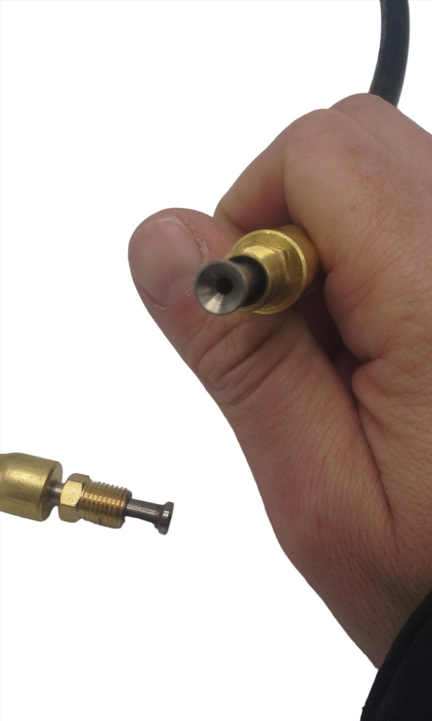 Kodiak Hydraulic 1/8" ID, 3.5' Long, Rubber Brake Hose For Trailer Brakes (BH-3MFS-3-5)