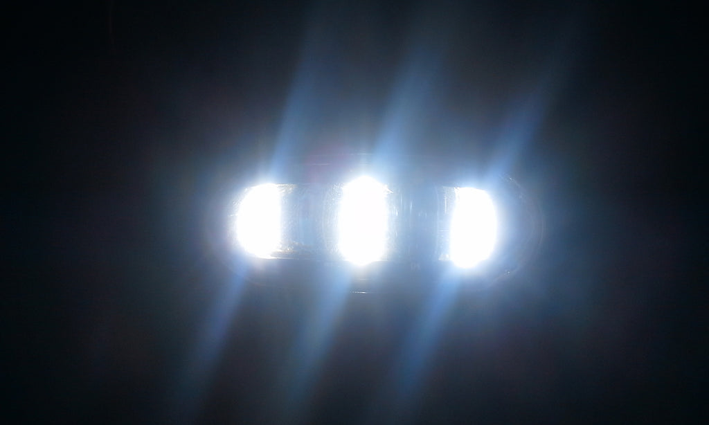 LED White Interior Utility Courtesy Light Cargo Bunk Clear Trailer Truck RV Camp (207-5500-1)