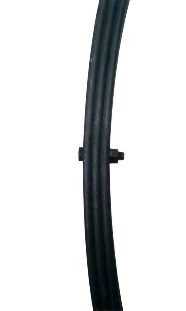 Leaf Spring Open Slipper 3 Leaf 26.25" 1300# Rated Hook End 1/2" Nylon Bushing (C-2)