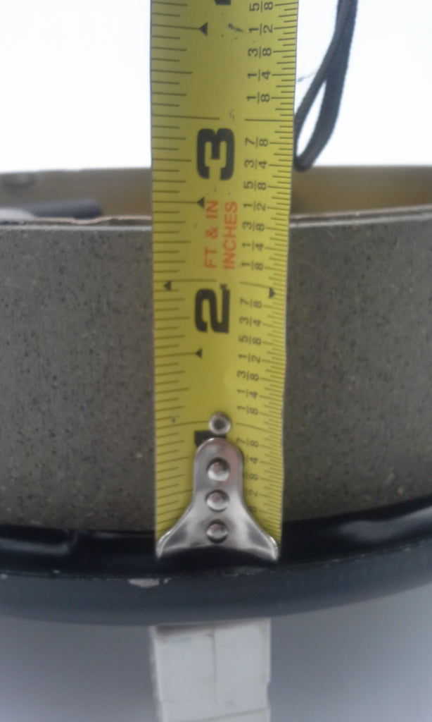 3500# Hydraulic 10x2.25" Left Drivers Street 4 Bolt Backing Plate Trailer Axle (BPH-3500-LH)