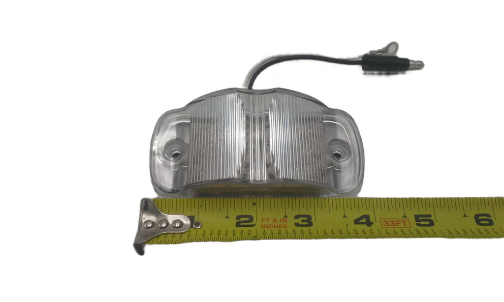 Maxxima 2" x 4" Red Clear Lens 14 LED Marker Clearance Combination Light RV Trailer (M23015RCL)