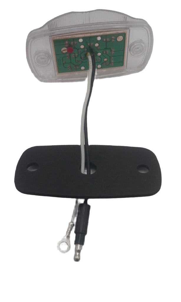 Maxxima 2" x 4" Red Clear Lens 14 LED Marker Clearance Combination Light RV Trailer (M23015RCL)