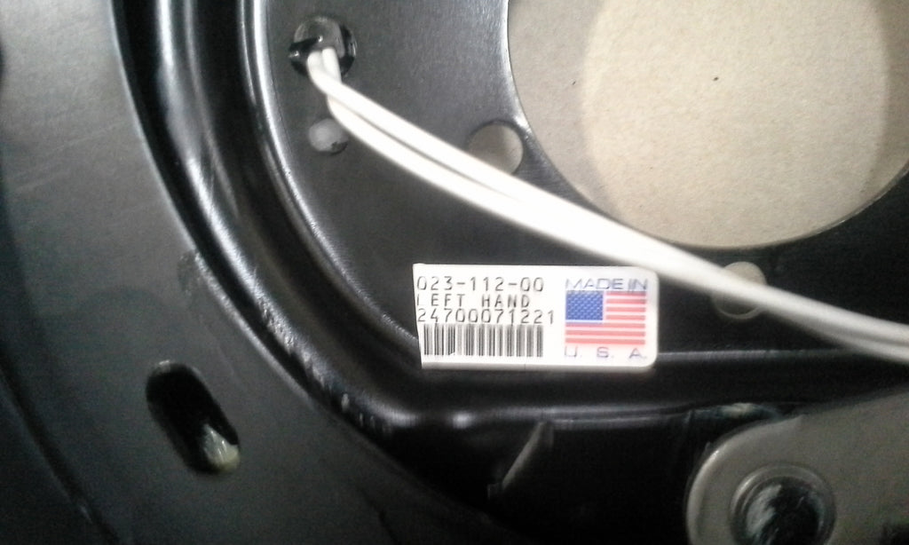 Dexter Brake Backing Plate 6K Axle 12x2 with PARK BRAKE Right & Left (K23-112-113)