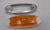 Maxxima 6" Oval Amber Clearance Marker Light with Stainless Steel Bezel (M27005)