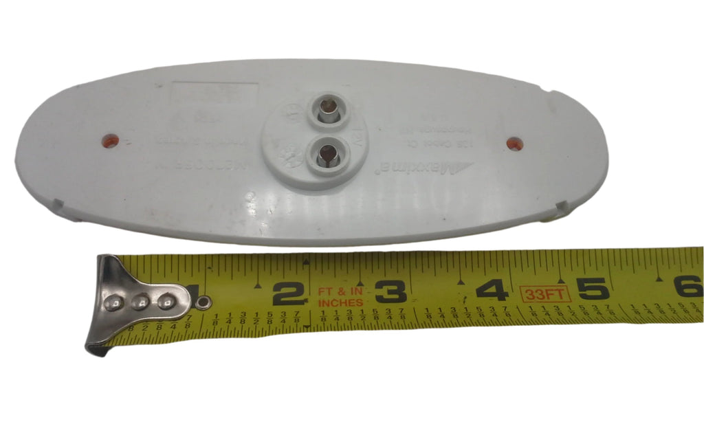 Maxxima 6" Oval Amber Clearance Marker Light with Stainless Steel Bezel (M27005Y)