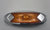 Maxxima 6" Oval Amber Clearance Marker Light with Stainless Steel Bezel (M27005)