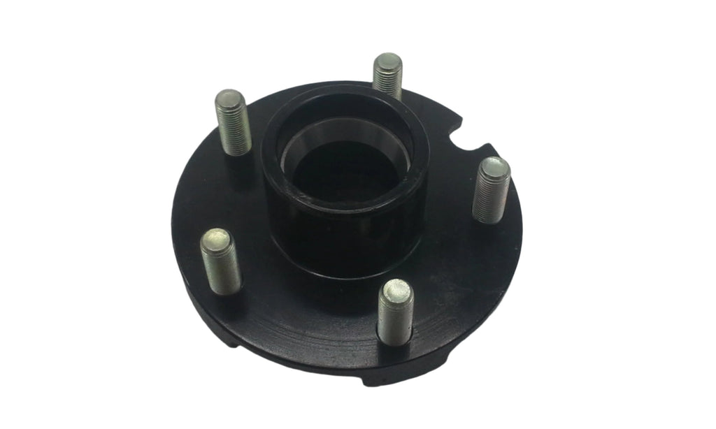 Idler Hub, 2000#, 4 x 4, Dexter, 1/2" Stud, Cupped & Studded with Solid Cap (K08-091-91)