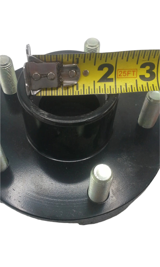 Idler Hub, 2000#, 4 x 4, Dexter, 1/2" Stud, Cupped & Studded with Solid Cap (K08-091-91)