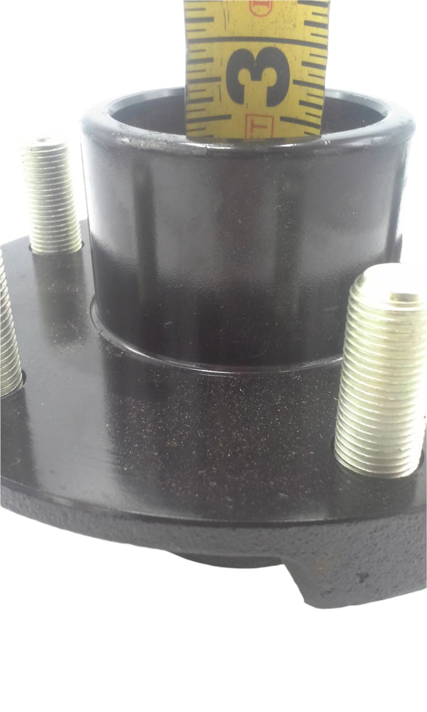 Idler Hub, 2000#, 4 x 4, Dexter, 1/2" Stud, Cupped & Studded with Solid Cap (K08-091-91)