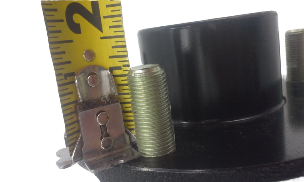 Idler Hub, 2000#, 4 x 4, Dexter, 1/2" Stud, Cupped & Studded with Solid Cap (K08-091-91)