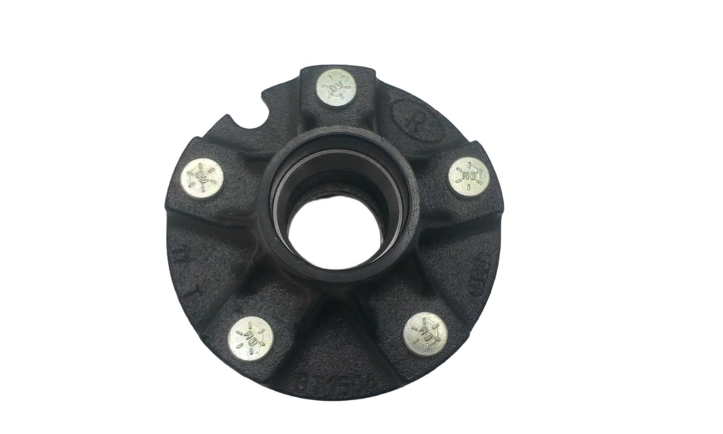 Idler Hub, 2000#, 4 x 4, Dexter, 1/2" Stud, Cupped & Studded with Solid Cap (K08-091-91)