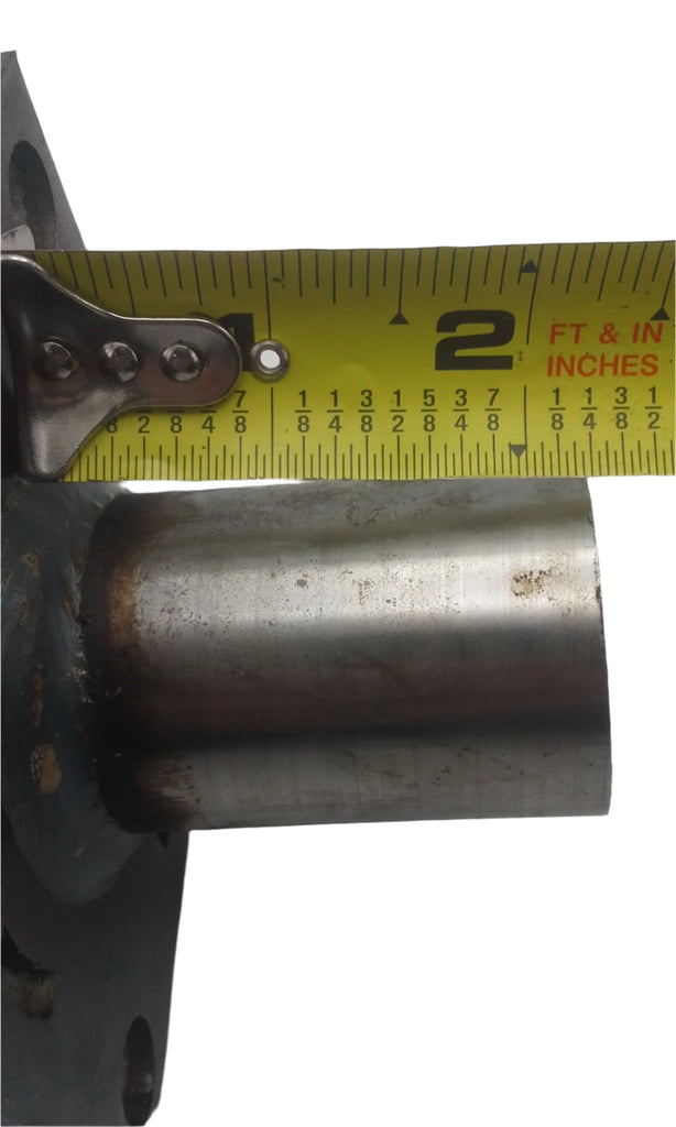 Pair - Stub Axle Replacement 2000# 5x4.5 Hubs 1.5" Flanged Round Spindles (BYOAK-545BT16FZ-KITX2)