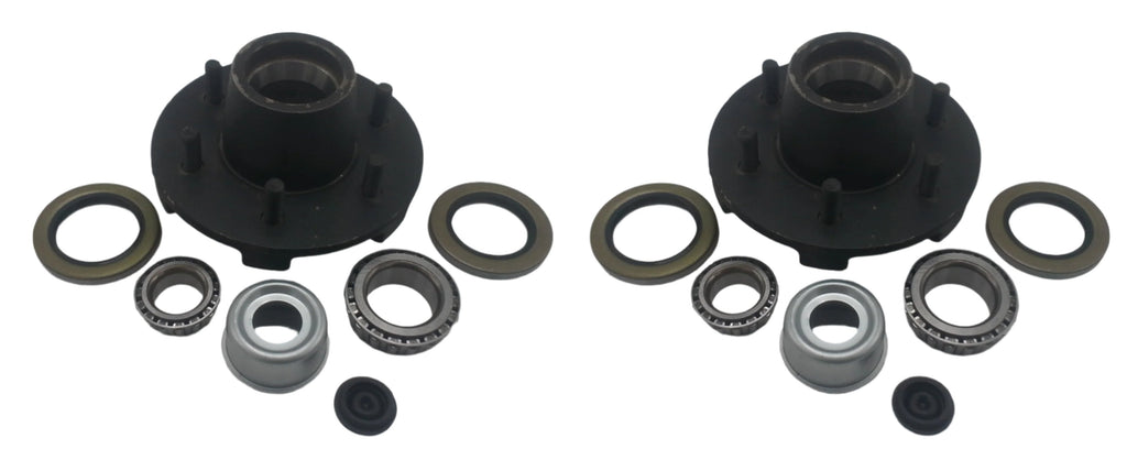 7000# Build Your Axle Kit 8 x 6.5 Lug Idler Hubs #42 2" 2.25" Round Axel Spindle 1/2" Stud (BYOAK-42-H865-RD)