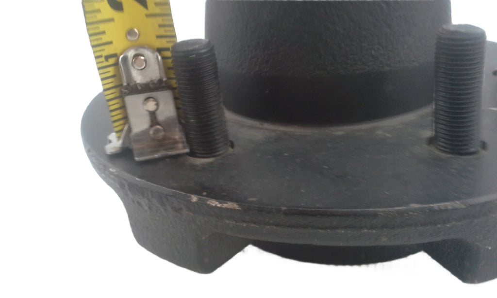 Idler Hub, 6000#, 6 x 5.5, Dexter, 1/2" Stud, Cupped & Studded, 15123+25580 (008-213-09-KIT)