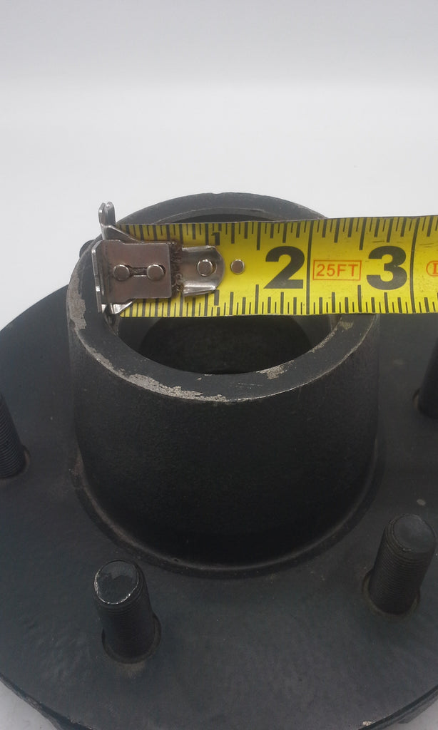 7000# Build Your Axle Kit 8 x 6.5 Lug Idler Hubs #42 2" 2.25" Round Axel Spindle 1/2" Stud (BYOAK-42-H865-RD)